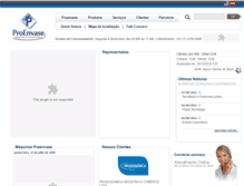 Tablet Screenshot of proenvase.com.br
